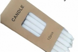 Candle Taper Cheap Price Household Paraffin Wax White Stick Tapper Table Dinner Candle